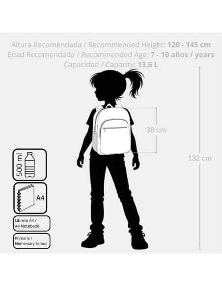 MOCHILA 38CM. ENSO LITTLE URBAN QUEEN